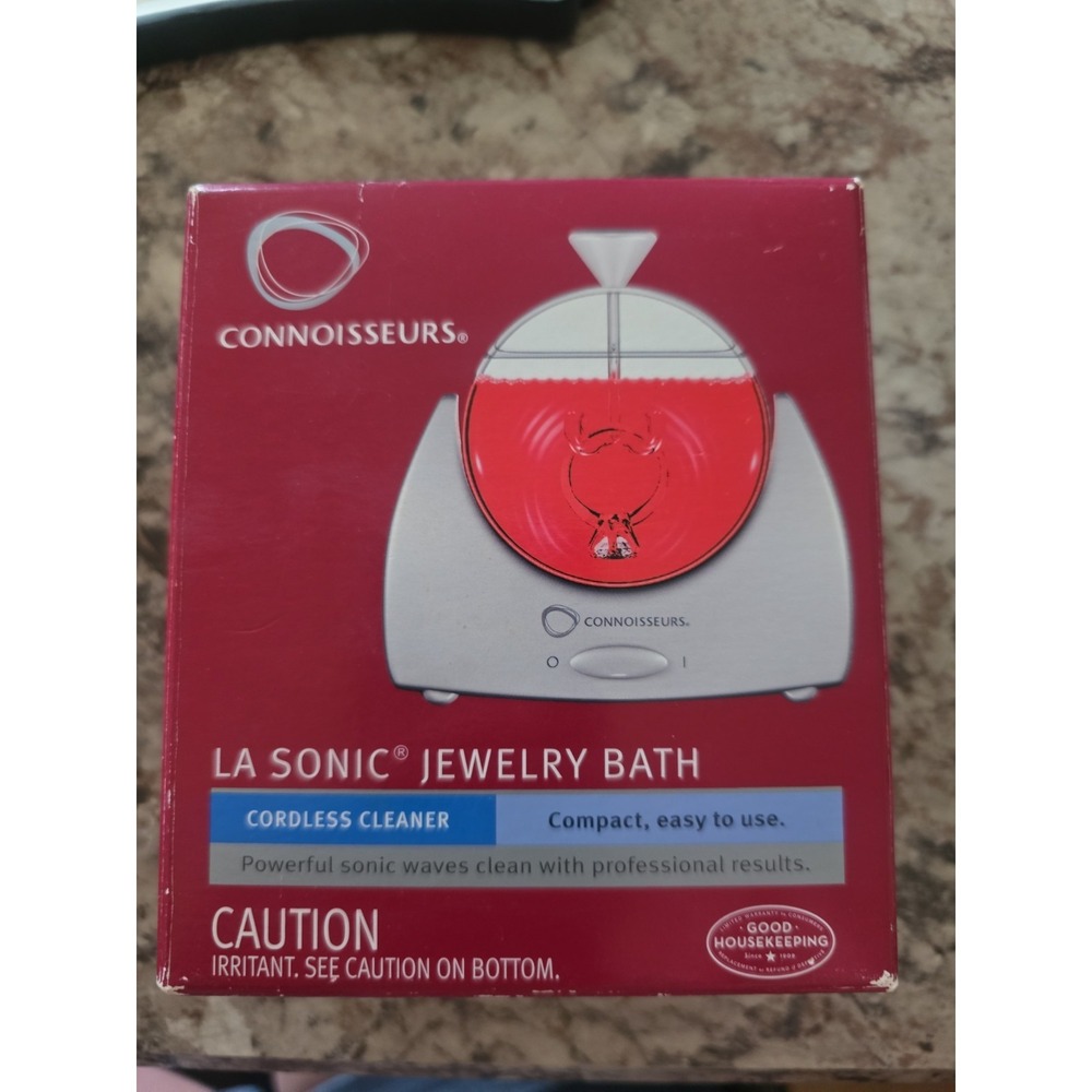 New Connoisesseurs Jewelry Cleaner Sonic Cordless Good Housekeeping Seal